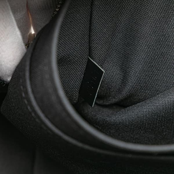 Pre-owned Louis Vuitton Damier Graphite Porte Documents Voyage PM Black