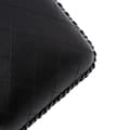 Miniatyrbillede 9 af 10: Pre-owned Chanel CC Quilted Lambskin Chain Around Phone Holder Black