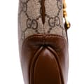 Miniatyrbillede 9 af 10: Pre-owned Gucci Small GG Supreme Jackie 1961 Crossbody Brown