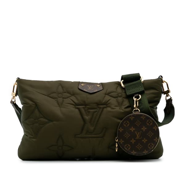 Pre-owned Louis Vuitton Monogram Pillow Econyl Multi Pochette Accessoires Brown