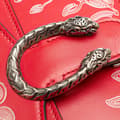 Miniatyrbild 8 av 10: Pre-owned Gucci Limited Edition Chinese New Year Mini Leather Dionysus Crossbody Red