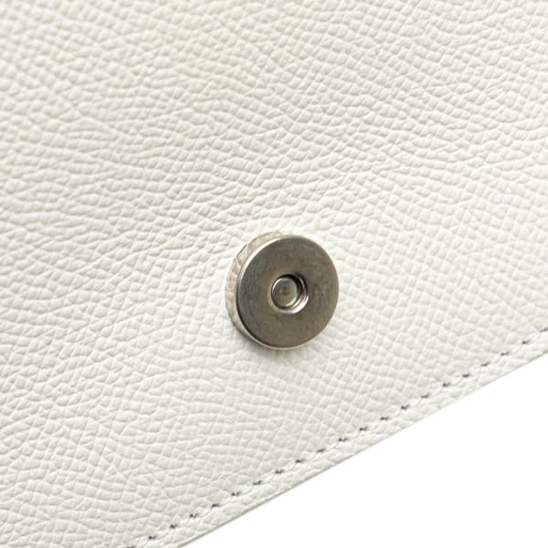 Pre-owned Balenciaga XS Grained Calfskin Logo Ville Day Crossbody White