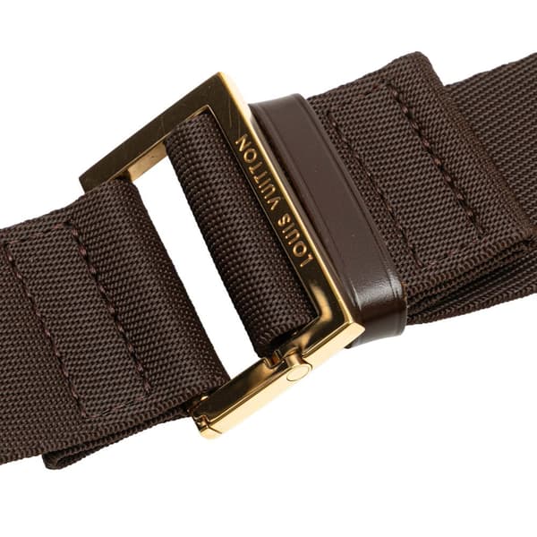 Pre-owned Louis Vuitton Damier Ebene Geronimos Brown