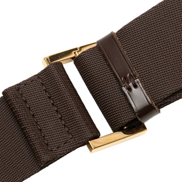 Pre-owned Louis Vuitton Damier Ebene Geronimos Brown