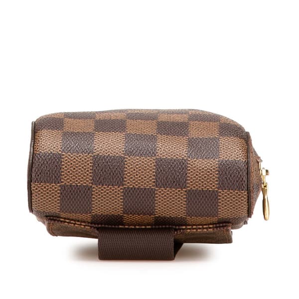 Pre-owned Louis Vuitton Damier Ebene Geronimos Brown