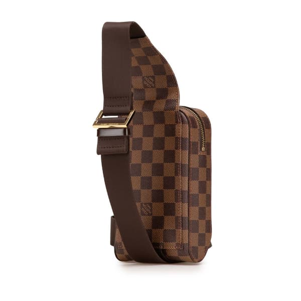 Pre-owned Louis Vuitton Damier Ebene Geronimos Brown