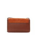 Miniatyrbillede 2 af 10: Pre-owned Chloé Small Suede and Calfskin Faye Crossbody Brown