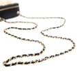 Miniatyrbilde 9 av 10: Pre-owned Chanel Extra Mini CC Quilted Golden Plate Vanity Crossbody Black