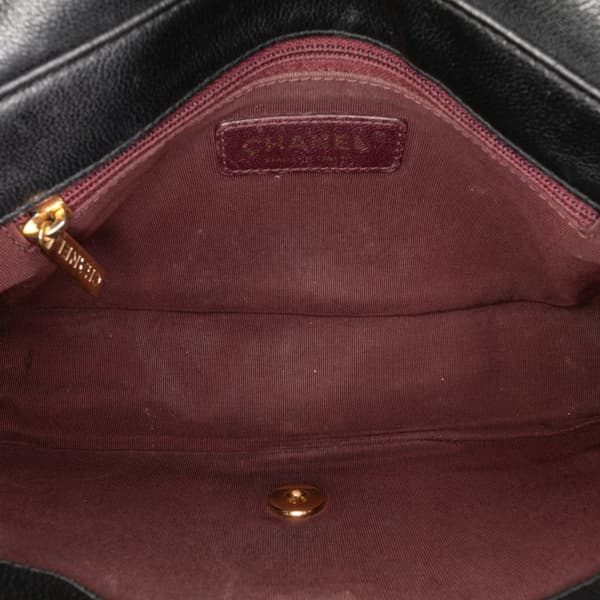 Pre-owned Chanel Small Lambskin Mademoiselle Flap Black