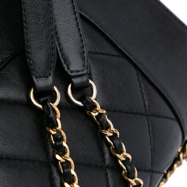 Pre-owned Chanel Small Lambskin Mademoiselle Flap Black