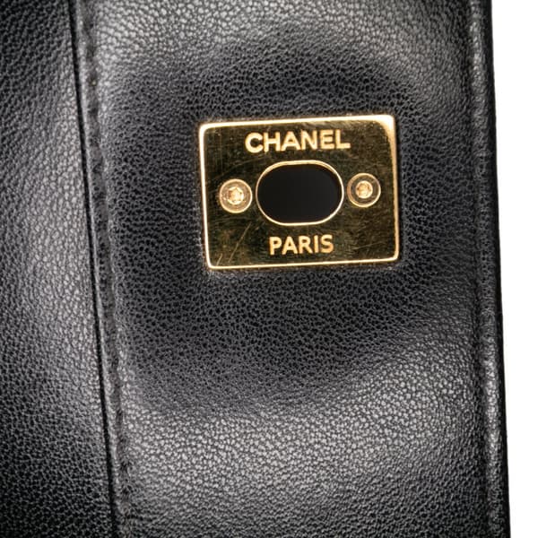 Pre-owned Chanel Small Lambskin Mademoiselle Flap Black