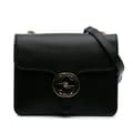 Miniatyrbillede 1 af 10: Pre-owned Gucci Small Dollar Calfskin Interlocking G Crossbody Black
