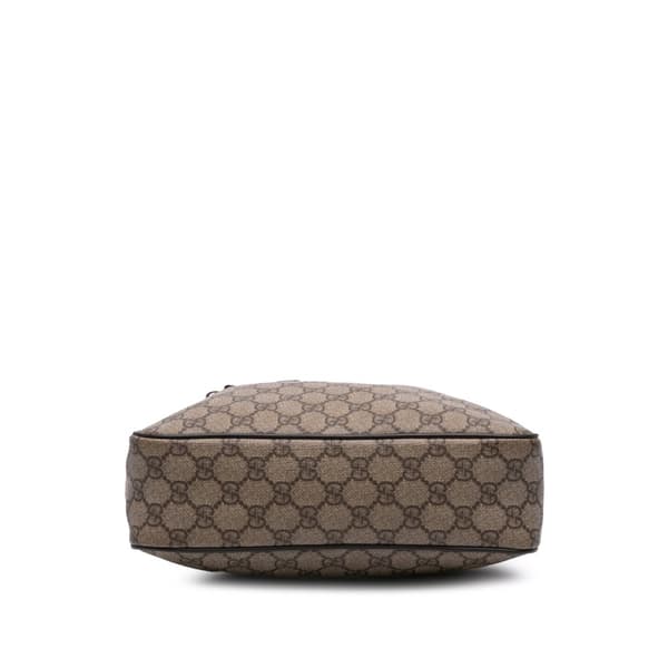 Pre-owned Gucci GG Supreme Crossbody Brown