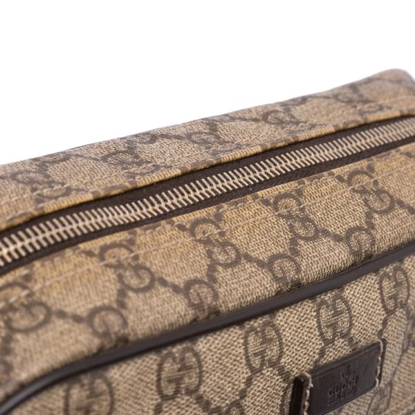 Pre-owned Gucci GG Supreme Crossbody Brown
