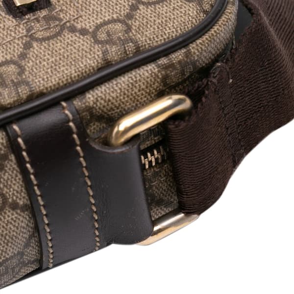 Pre-owned Gucci GG Supreme Crossbody Brown