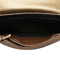 Miniatyrbillede 4 af 10: Pre-owned Chanel CC Metallic Caviar Half Moon Wallet on Chain Gold