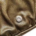 Miniatyrbillede 9 af 10: Pre-owned Chanel CC Metallic Caviar Half Moon Wallet on Chain Gold