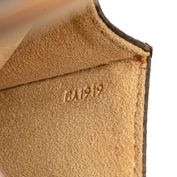 Pre-owned Louis Vuitton Monogram Pochette Twin PM Brown
