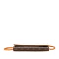 Miniatyrbilde 3 av 10: Pre-owned Louis Vuitton Monogram Pochette Twin GM Brown