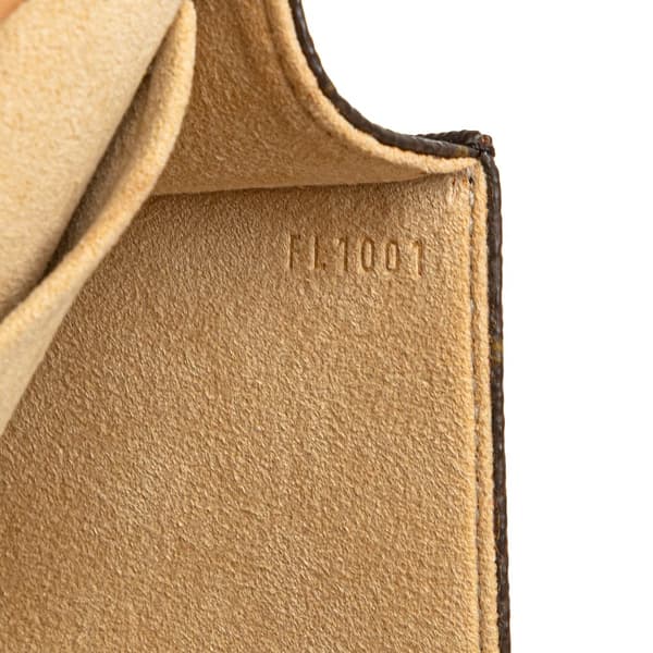 Pre-owned Louis Vuitton Monogram Pochette Twin GM Brown