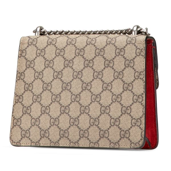 Pre-owned Gucci Mini GG Supreme Dionysus Crossbody Brown