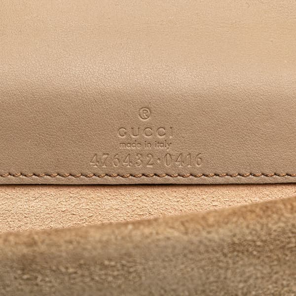 Pre-owned Gucci Mini GG Supreme Dionysus Crossbody Brown