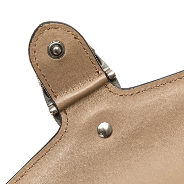 Pre-owned Gucci Mini GG Supreme Dionysus Crossbody Brown