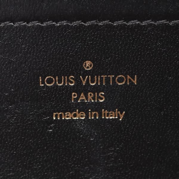 Pre-owned Louis Vuitton Monogram Embossed Pochette Coussin Black