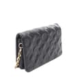 Miniatyrbild 2 av 7: Pre-owned Louis Vuitton Monogram Embossed Pochette Coussin Black