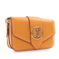 Miniatyrbild 3 av 10: Pre-owned Louis Vuitton Calfskin LV Pont 9 Soft MM Orange