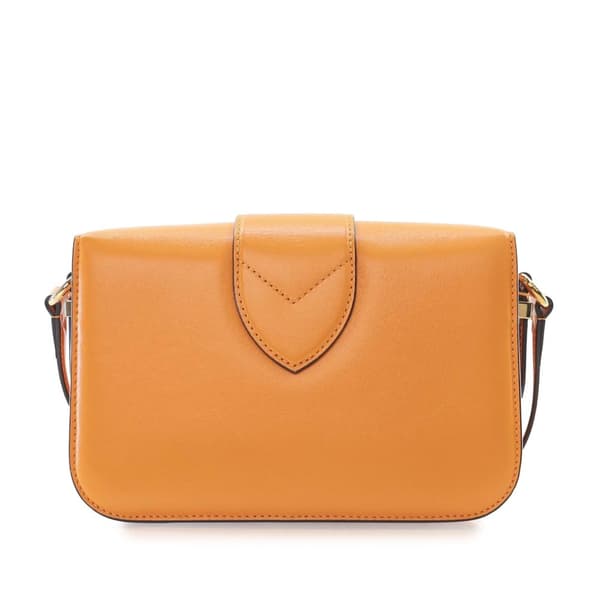 Pre-owned Louis Vuitton Calfskin LV Pont 9 Soft MM Orange