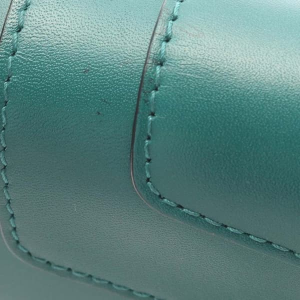 Pre-owned Bvlgari Leather Serpenti Forever Crossbody Green