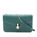 Miniatyrbillede 1 af 10: Pre-owned Bvlgari Leather Serpenti Forever Crossbody Green