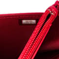 Miniatyrbild 5 av 10: Pre-owned Chanel Quilted Lambskin All About Chanel Wallet On Chain Red
