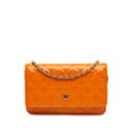 Miniatyrbilde 1 av 10: Pre-owned Chanel Classic Patent Wallet On Chain Orange