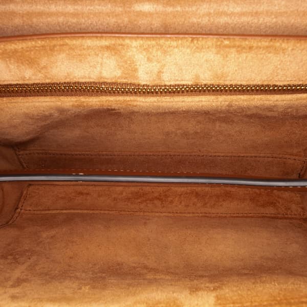 Pre-owned Celine Teen Smooth Calfskin Soft 16 Crossbody Brown