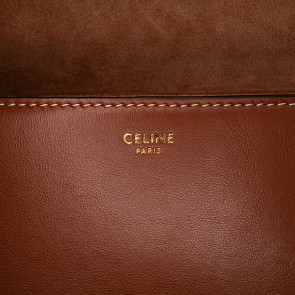 Pre-owned Celine Teen Smooth Calfskin Soft 16 Crossbody Brown