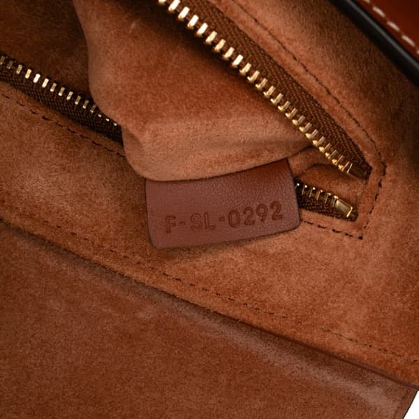 Pre-owned Celine Teen Smooth Calfskin Soft 16 Crossbody Brown