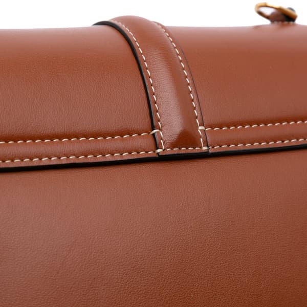 Pre-owned Celine Teen Smooth Calfskin Soft 16 Crossbody Brown