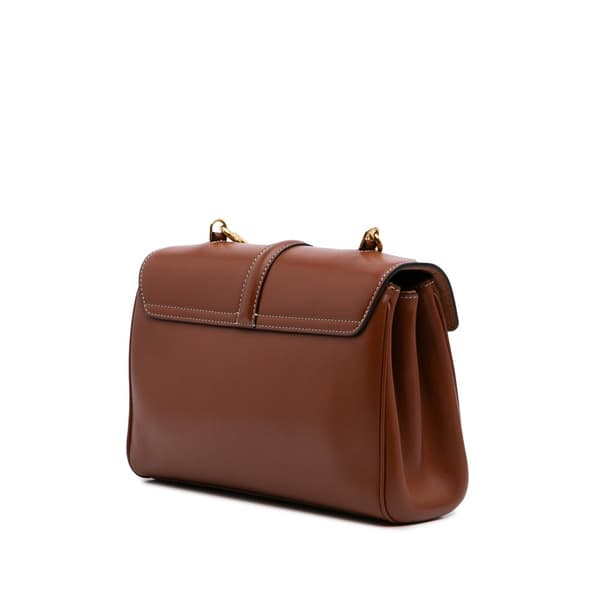 Pre-owned Celine Teen Smooth Calfskin Soft 16 Crossbody Brown