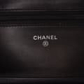 Pikkukuva 5 / 10: Pre-owned Chanel Lambskin Camellia Embossed Wallet On Chain Black