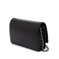 Pikkukuva 2 / 10: Pre-owned Chanel Lambskin Camellia Embossed Wallet On Chain Black