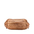 Miniatyrbild 3 av 10: Pre-owned Bottega Veneta Intrecciato Trimmed Metallic Leather Crossbody Gold