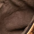 Miniatyrbild 8 av 10: Pre-owned Bottega Veneta Intrecciato Trimmed Metallic Leather Crossbody Gold