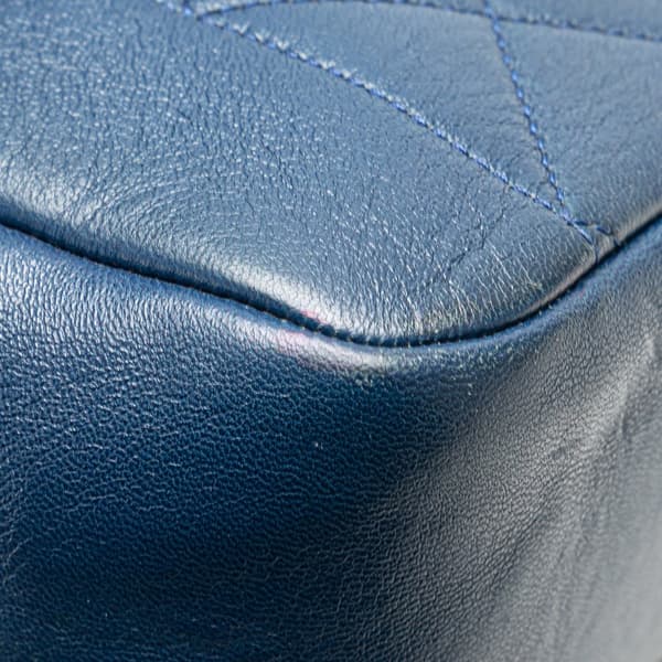 Pre-owned Chanel Large Lambskin Chic With Me Flap Blue