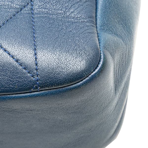 Pre-owned Chanel Large Lambskin Chic With Me Flap Blue