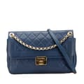 Miniatyrbild 1 av 10: Pre-owned Chanel Large Lambskin Chic With Me Flap Blue