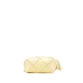 Miniatyrbild 3 av 10: Pre-owned Bottega Veneta Mini Lambskin Intreccio Cassette Camera Bag Yellow