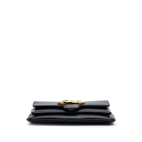 Pre-owned Gucci Small Leather Arli Crossbody Black