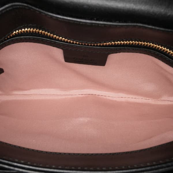 Pre-owned Gucci Small Leather Arli Crossbody Black